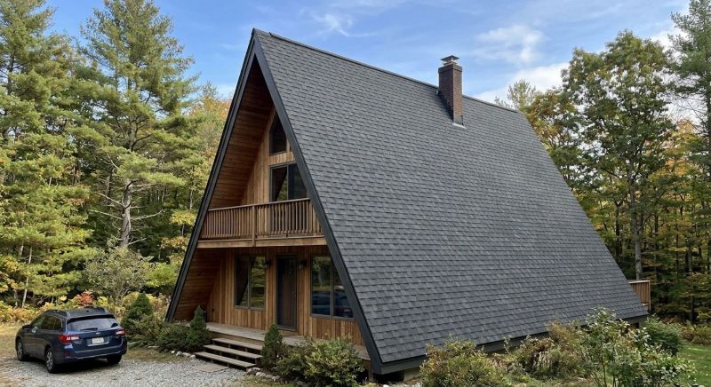 A Frame Roof Installation in Chardon, OH
