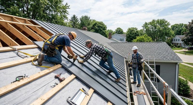 Aluminum Roof Installation in Geauga County, OH