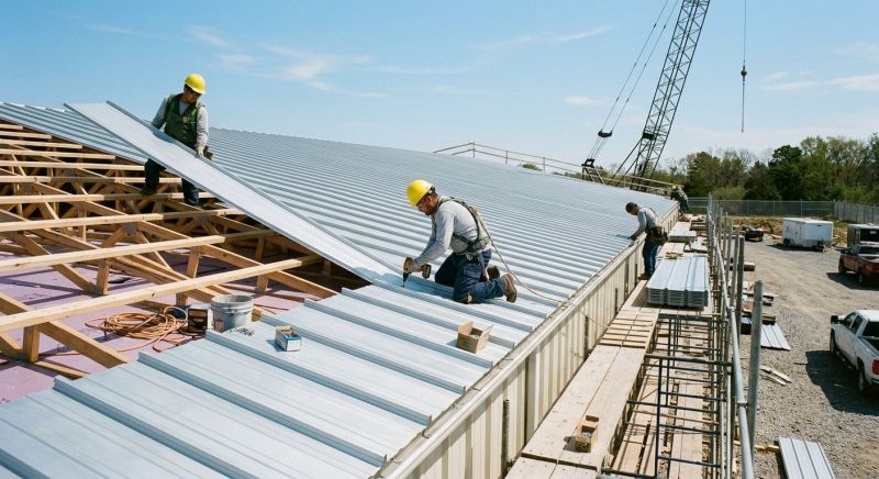 Aluminum Roof Installation in Hiram, OH