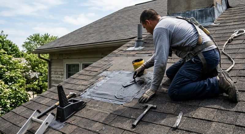 Asphalt Roof Leak Repair in Aurora, OH