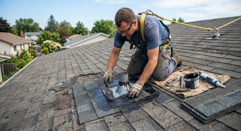 Asphalt Roof Leak Repair in Hiram, OH