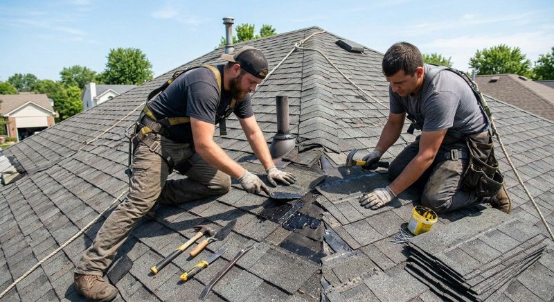 Asphalt Roof Repair in Aurora, OH