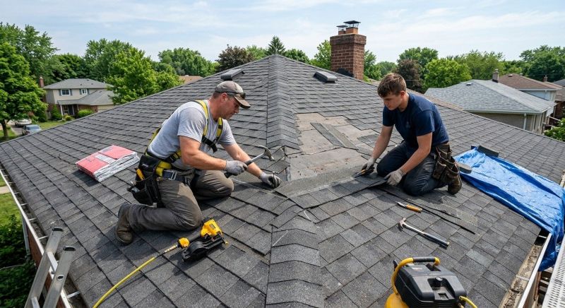 Asphalt Roof Repair in Hiram, OH