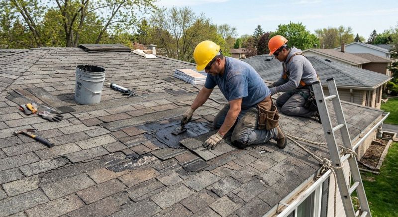 Asphalt Roof Repair in Mantua, OH