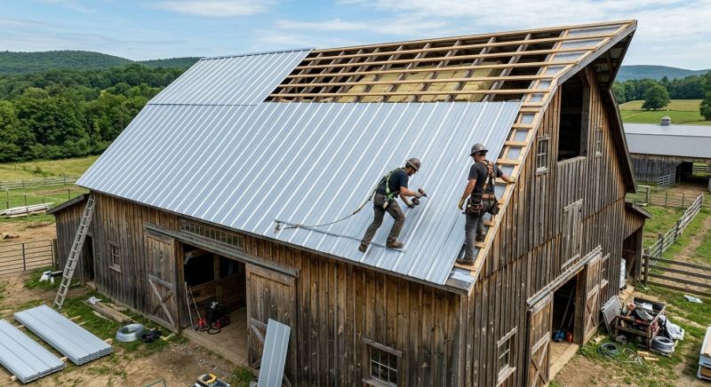 Barn Roof Construction in Chardon, OH