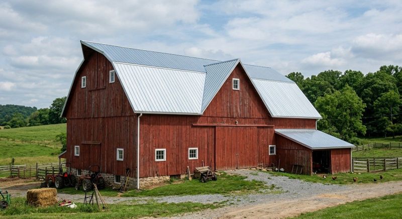 Barn Roof Replacement in Bedford, OH