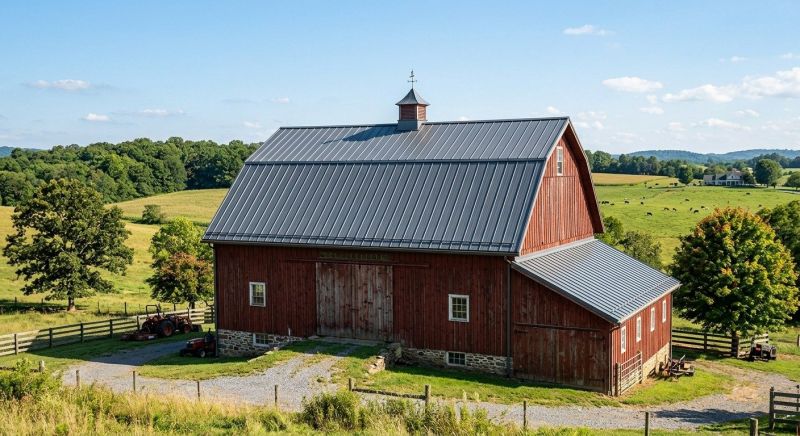 Barn Roof Replacement in Newbury, OH