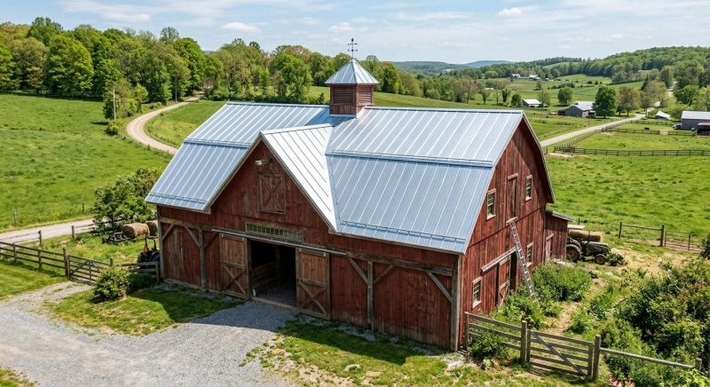 Barn Roof Replacement in Rome, OH