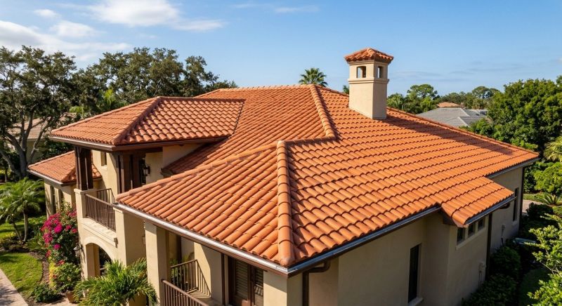 Barrel Tile Roof Installation in Chardon, OH