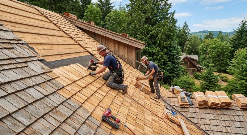 Cedar Roof Installation in Chagrin Falls, OH