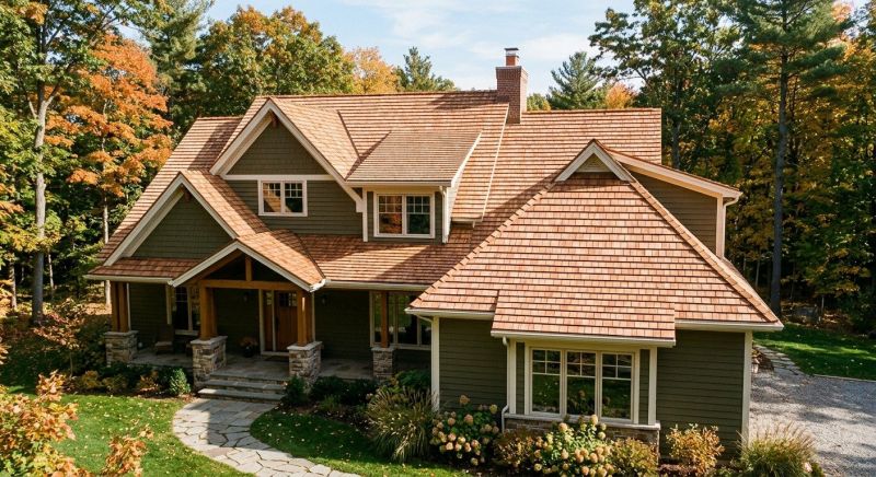Cedar Roof Installation in Chagrin Falls, OH
