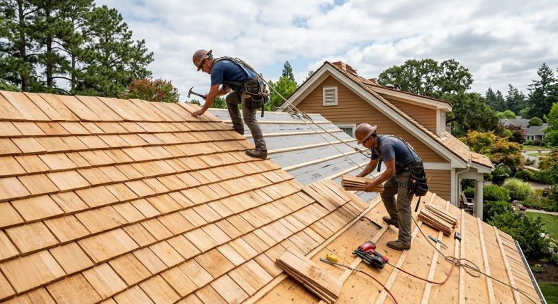 Cedar Roof Installation in Wickliffe, OH