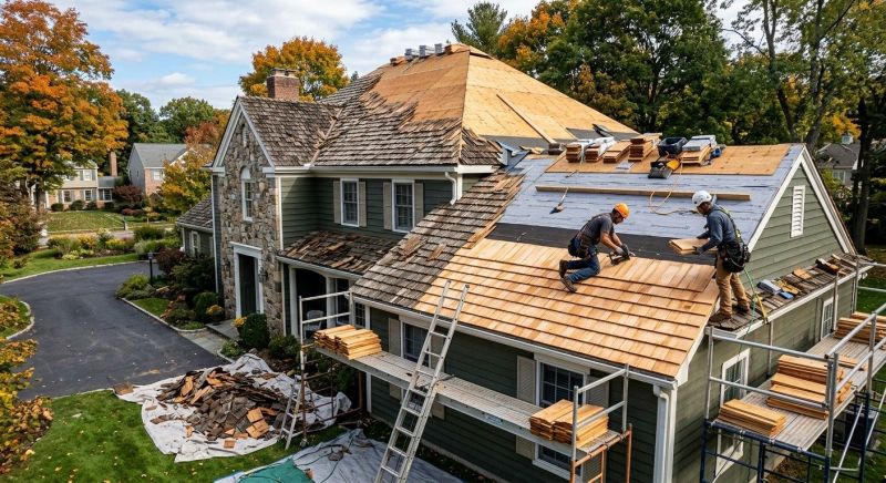 Cedar Roof Replacement in Chagrin Falls, OH