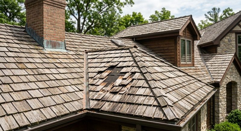 Cedar Shake Roof Repair in Bedford, OH