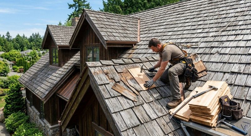 Cedar Shake Roof Repair in Bristolville, OH