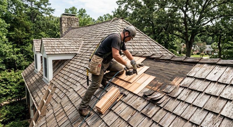 Cedar Shingles Repair in Aurora, OH