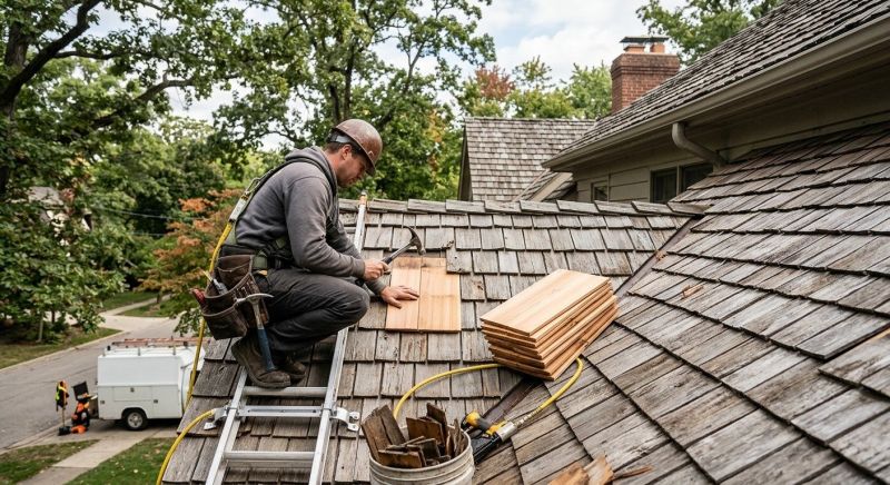 Cedar Shingles Repair in Mentor, OH