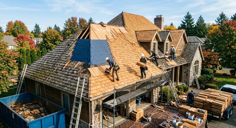 Cedar Shingles Replacement in Willoughby, OH