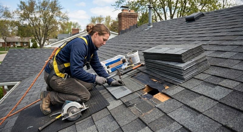 Composite Shingle Repair in Chardon, OH