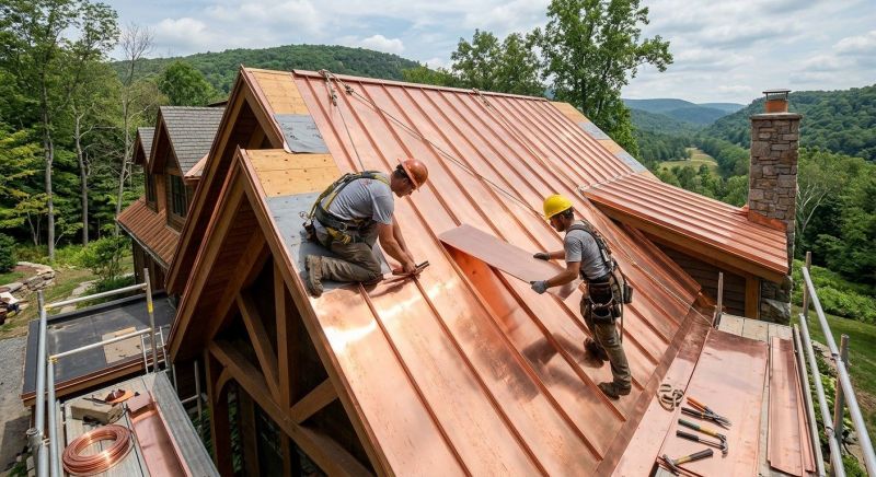 Copper Roof Installation in Chardon, OH