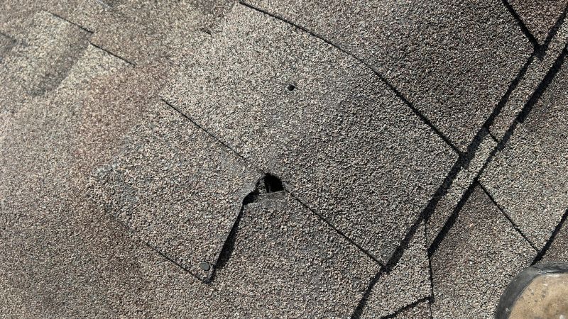 Damaged Roof Repair in Chesterland, OH