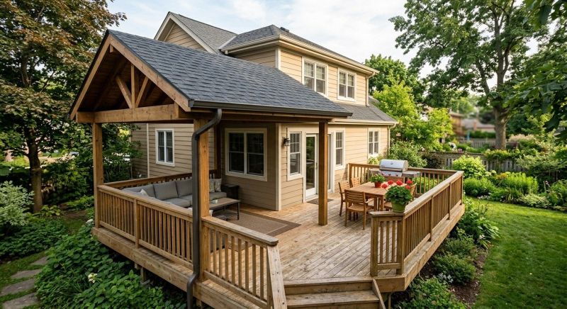 Deck Roof Construction in Chardon, OH