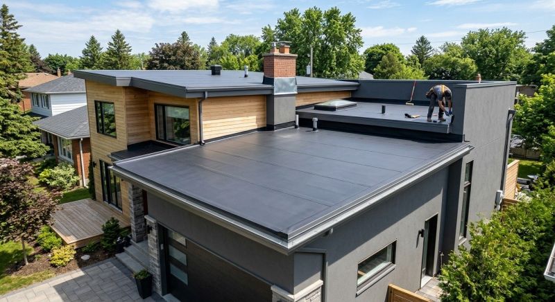Epdm Roof Installation in Aurora, OH