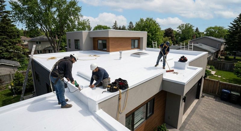 Flat Roof Installation in Jefferson, OH