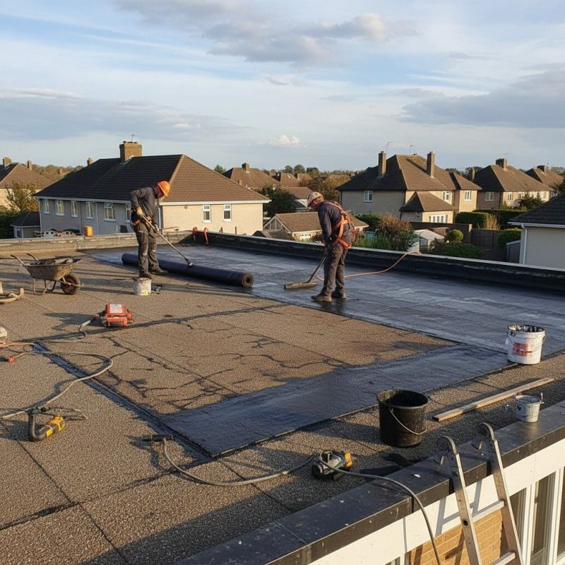 Flat Roof Repair in Aurora, OH