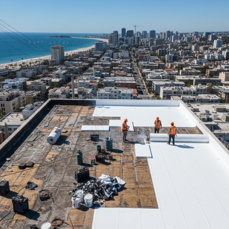 Flat Roof Replacement in Hiram, OH