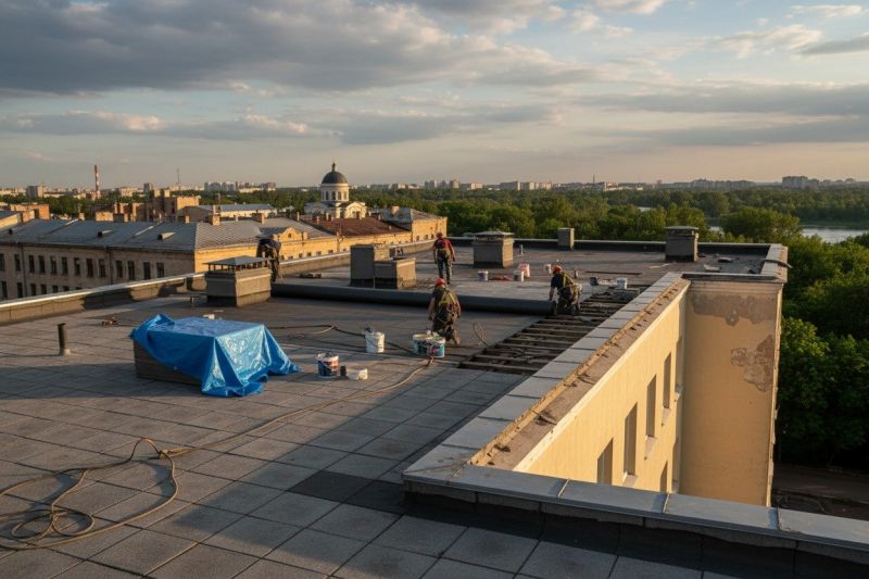 Flat Roof Replacement in Madison, OH