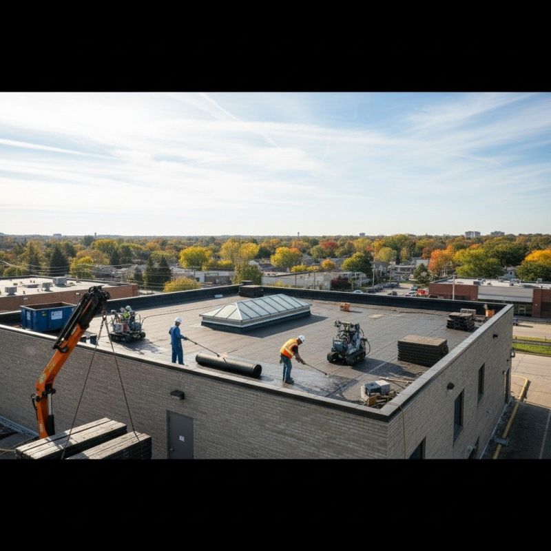 Flat Roof Replacement in Rome, OH