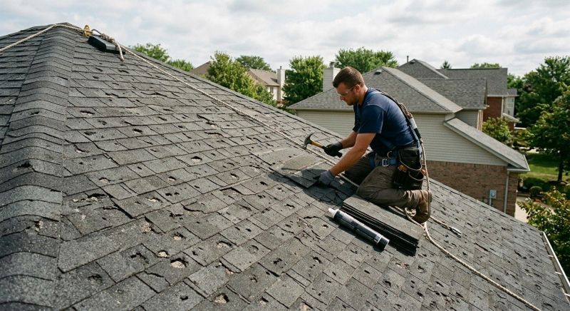 Hail Damage Roof Repair in Cleveland, OH