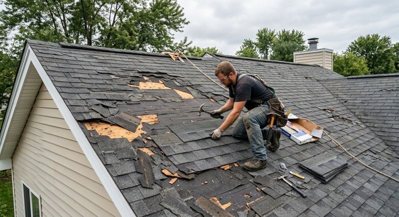 Hail Damage Roof Repair in Newbury, OH