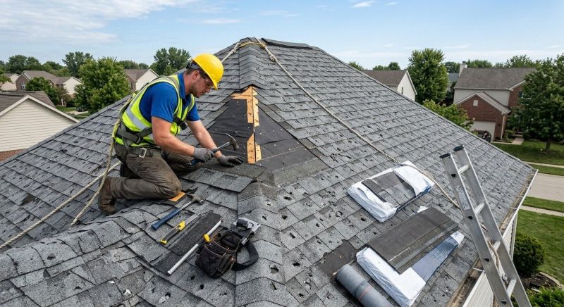 Hail Damage Roof Repair in Streetsboro, OH