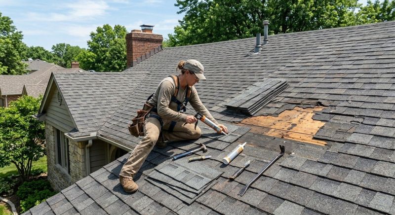 Hip Roof Shingle Repair in Chardon, OH