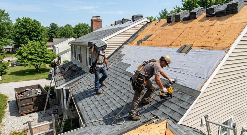 Hip Roof Shingle Replacement in Chardon, OH