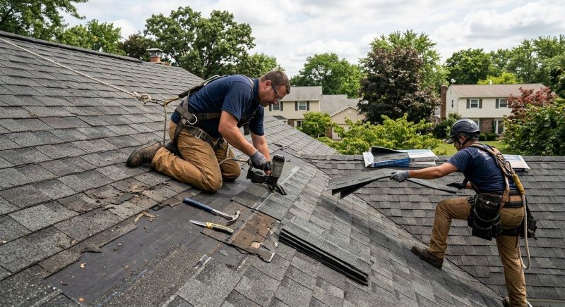 House Roof Repair in Chesterland, OH