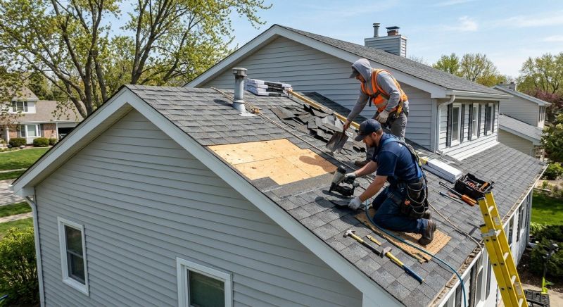 House Roof Repair in Mantua, OH