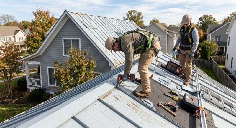 Metal Roof Repair in Middlefield, OH