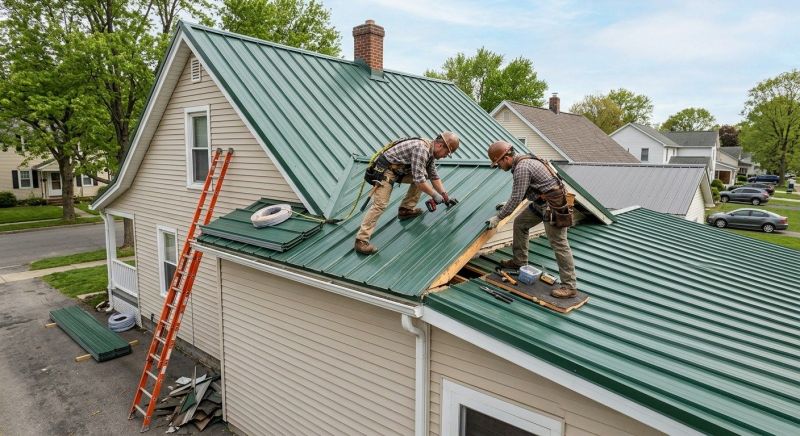 Metal Roof Repair in Newbury, OH