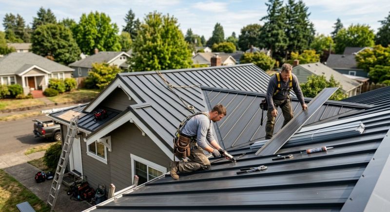 Metal Roof Repair in Northfield, OH