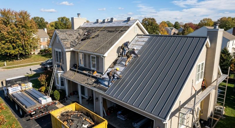 Metal Roof Replacement in Eastlake, OH
