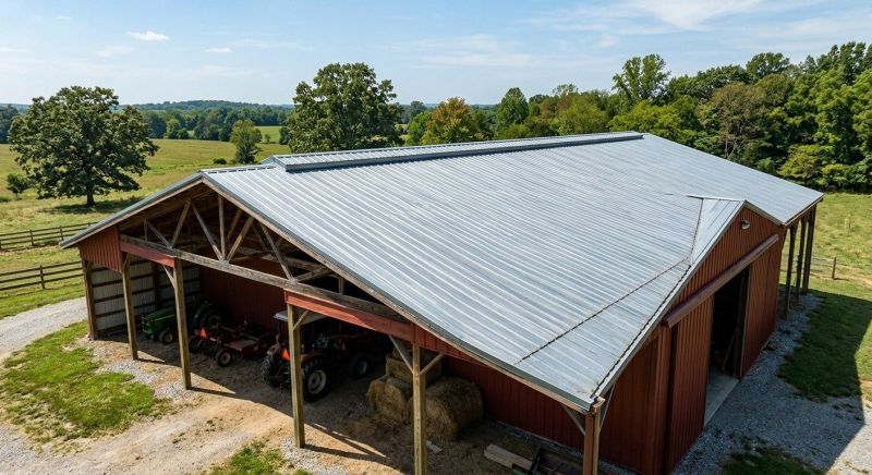 Pole Barn Roof Repair in Jefferson, OH