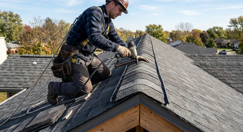 Ridge Cap Replacement in Chardon, OH