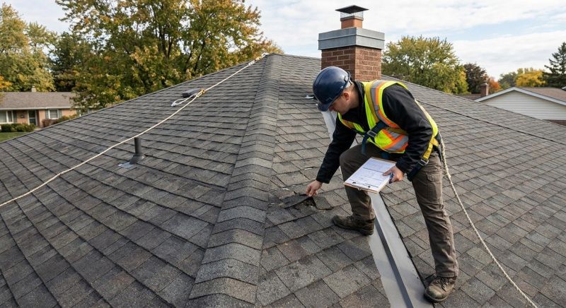 Roof Damage Inspection in Chardon, OH