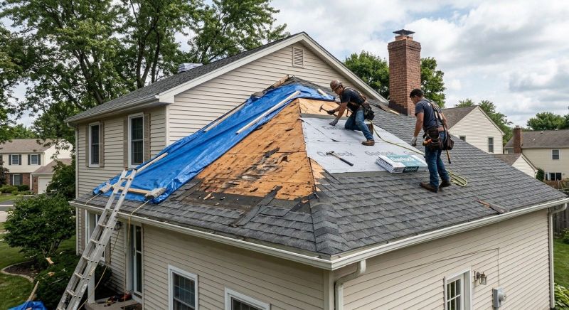 Roof Damage Repair in Painesville, OH