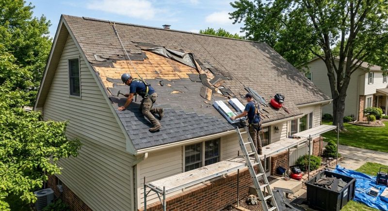 Roof Damage Repair in Rome, OH