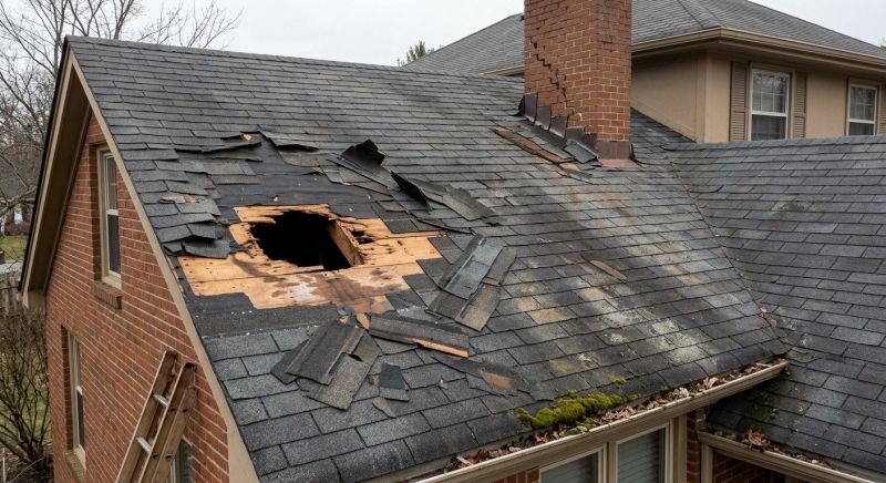 Roof Damage Restoration in Chardon, OH