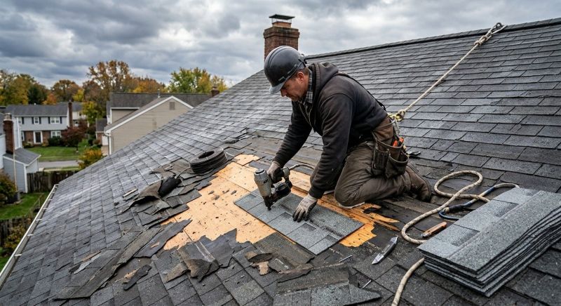 Roof Damage Restoration in Streetsboro, OH